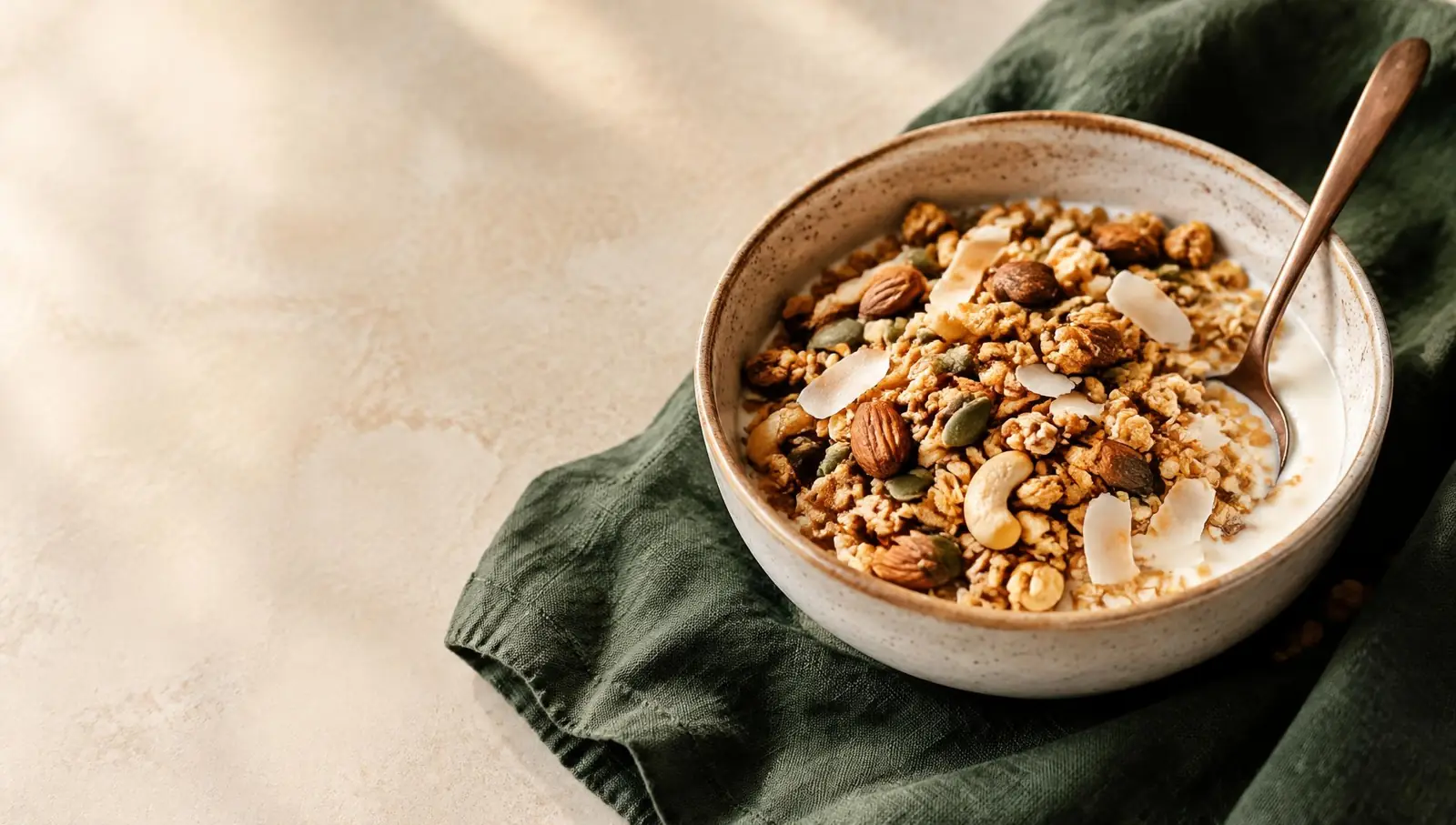 Tigela de granola artesanal C&V